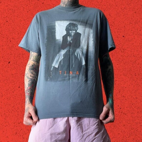 Reclaimed Vintage Other - Vintage Tina Turner rap style band shirt